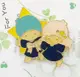 【震撼精品百貨】Little Twin Stars KiKi&LaLa 雙子星小天使~Sanrio 雙子星徽章#55019