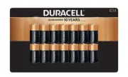 DURACELL C BATTERIES 14 COUNT ALKALINE C BATTERIES