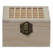Urban Crafter Paulowina Lattice Top Box 10 x 10 x 6cm