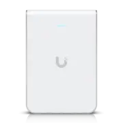 Ubiquiti UniFi Wi-Fi 6 In-Wall Wall-mounted Access Point with a built-in PoE swi