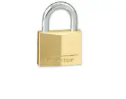 1-3/16 Inch Solid-Brass Body Pin Tumbler Padlock