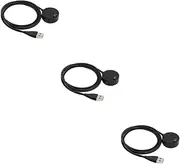 DOITOOL 3pcs 5s Dock Charger USB Cable Charging Stand Data Cable for Long-Lasting Material Dust-Proof Ultra-Fast Charging