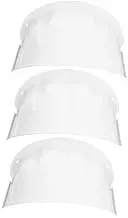 Replacement Camera Cover 3pcs Abs Waterproof Cap Rainproof Sun Protectors for Wall Camera