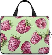 Laptop Case Sleeve Shockproof Computer Carrying Bag Peach Raspberry Pattern Notebook Case Cover Laptop Bag Water Resistant Computer Cases Tablet Briefcase for Travel Business 12 Inch