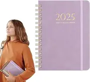 2025 Day Planner,Portable Schedule Notebook | 2025 Academic Planner, Daily Affirmation Planner for 2025 School Workplace Supply