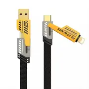 4 in 1 Transformers USB C Fast Charging Cable Android Charger iPhone 16 15 14