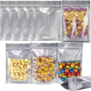 5"x7" 30PCs 1/2 Pint Resealable Mylar Foil Bags Zip Lock Food Storage Bag