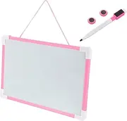 GRIRIW 1 Set Erasable Message Board White for Kids Small Laptop Computer Easels Toddlers Wall Hanging Writing Sketch Pad Child Portable Notes, Pink, 29X19X1CM (TIJK15MC08IT0GY43PM912Z)