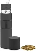 BALIBETOV - New - Stainless Steel Automate - Thermo, Mate Cup and Bombilla All in One - No Need to Refill Every Time You Want to Drink (Automate Black)