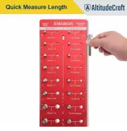 Nut and Bolt Thread Checker, Size and Thread Gauge Identifier Altitudecraft New