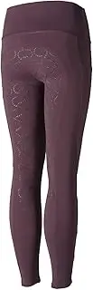 [HORZE] Kids Gillian Silicone Full Seat Tights - Vineyard Wine Red - XL/XXL