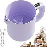 Egg Beater Electrical - Rice Washing Bowl Electric Beater - Rechargeable Blender Machine Mixing Bowl, Filter Kitchen Gadgets for Cooking Blending Cleaning