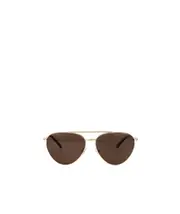 Geometric frame sunglasses 60 PALE GOLD
