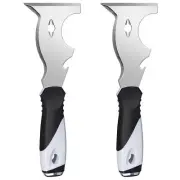 2 Pack Paint Scraper 10 in 1 Putty Knife Multi Use Painters Tool, Taping Knife