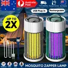 Electric Mosquito Killer Lamp Insect Catcher Fly Bug Zapper Trap LED UV Mozzie N