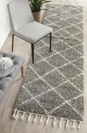 Saffron Grey 22 Runner Rug - Sleek & Modern Hallway Rug