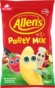 Allens Party Mix Bulk Lollies 13Kg Assorted Candy Sweets Bag Share Pack