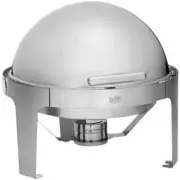 TableCraft CW40168 6.5 Qt. Fuel Powered Chafer Dish w/ 180 Degree Roll Top