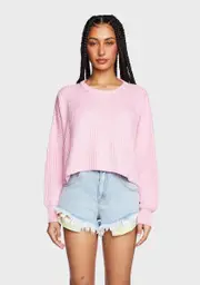Keepin' Things Casual Cropped Sweater