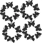 KICHOUSE DIY Butterfly Scratch Paper of Funny Scratch Cards for Creative Bookmark Crafts Safe Cardboard for Party Favors and DIY Accessories
