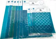 Set of 10 Full Line Stencil Reusable Quilt Marking Sewing Hancy Mfg. NEW SEALED