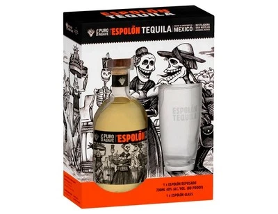 Espolon Reposado 700ml & Highball Glass