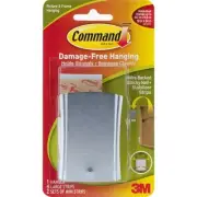 3 Pack Command Wire-Backed Sticky Nail-1 Hanger,4 Large Strips & 2 Mini Strips 1