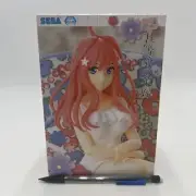 Quintessential Quintuplets ITSUKI NAKANO Chokonose Figure White Dress Japan SEGA