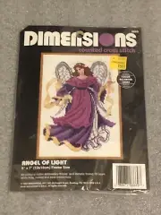 Dimensions ~ Angel of Light ~ Counted Cross stitch Kit 5” x 7”