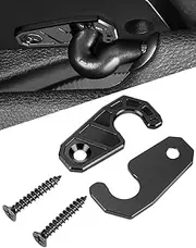 Upgraded Sun Visor Repair Kit, QMPARTS 2 PCS Aluminum Alloy Sun Visor Clips Compatible with Wrangler JK 2018, JL 2018-2023, 2020-2023 Gladiator, Used for Restores and Repairs Vehicle Sagging Sun Visor