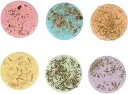 CTIRCHIU 6pcs Aromatherapy Steam Pieces Shower Tablets Essential Oils for Relaxation Skin Smoothing and Moisturizing Natural Sea Salt Bath Sheets for