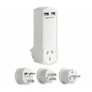 HPM 4.2A USB ADAPTOR 150J Surge Overload Protection- w/out World Travel Charger