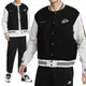 Nike Outdoor Varsity 男款 女款 黑色 刺繡貼片 羊毛 重磅 棒球 外套 FV4026-010