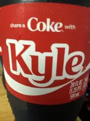 Share a Coke with Kyle 2025 Personalized Gift Coca~Cola Bottle 20oz