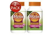 2 x METAMUCIL DAILY FIBRE SUPPLEMENT FIBRE CAPS CONSTIPATION RELIEF 300 CAPSULES