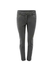 Grey Corduroy Skinny Trousers