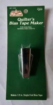 Quilter's Bias Tape Maker 1/2" Single Fold The Quiltery 407-1/2Q NOS SEALED