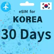 Korea eSIM 30Days| 10GB/20GB/30GB/50GB | Data ONLY | High-Speed Data, QR Code