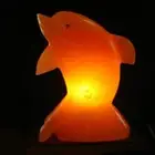Himalayan SALT LAMP Rock Crystal DOLPHIN Unique Ionizer