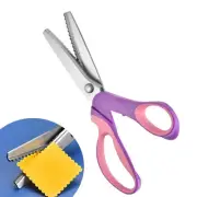 Pinking Shears for Fabric Cutting 9 Zig Zag Scissors for Lace Wig Sewing Sci