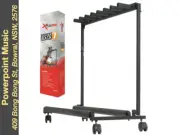 Xtreme Pro GS807W 7 Rack Guitar Stand with Wheels