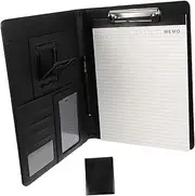 SHOWERORO Professional Notebook Pu Document Board File Storage Board Paper Organizer for Office