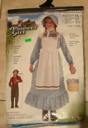 Pioneer Girl Pilgrim Forum Costume Girls Small 12-14 NEW in Retail Packaging