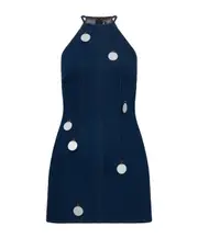 Denim mini dress UK6 Blue