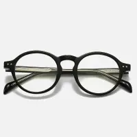 在飛比找蝦皮商城精選優惠-新款時尚韓版復古男款女士TR90插芯腳防藍光眼鏡框架可配鏡