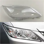 Car Front Headlight Cover Transparent Headlamp Shell Lamp Lens Compatible for Toyota Camry 2012 2013 2014 Replace The Original Lampshade(1PCS Right Side)