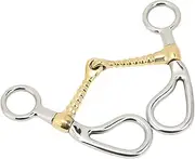 Durably Stainless Steel Horse Snaffle Bit - Control & Ing Friendly - Ideal for Equestrian Sport