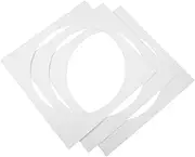 3pcs Square Hole Pre-Cut Frame Mats for Artwork Photo Display Backing Boards