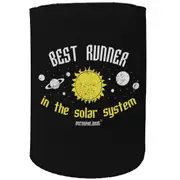 Alcohol Stubby Holder - Best Runner Solar System - Funny Novelty Birthday Gift Joke Beer Can Bottle