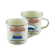 Australian Heritage Icons Bushells Tea Enamel Mug 425mL Set of 2